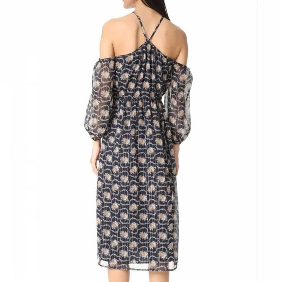 NWT Club Monaco Tansa Dress, Color Sapphire/Bleu Size 00 - Picture 4 of 16